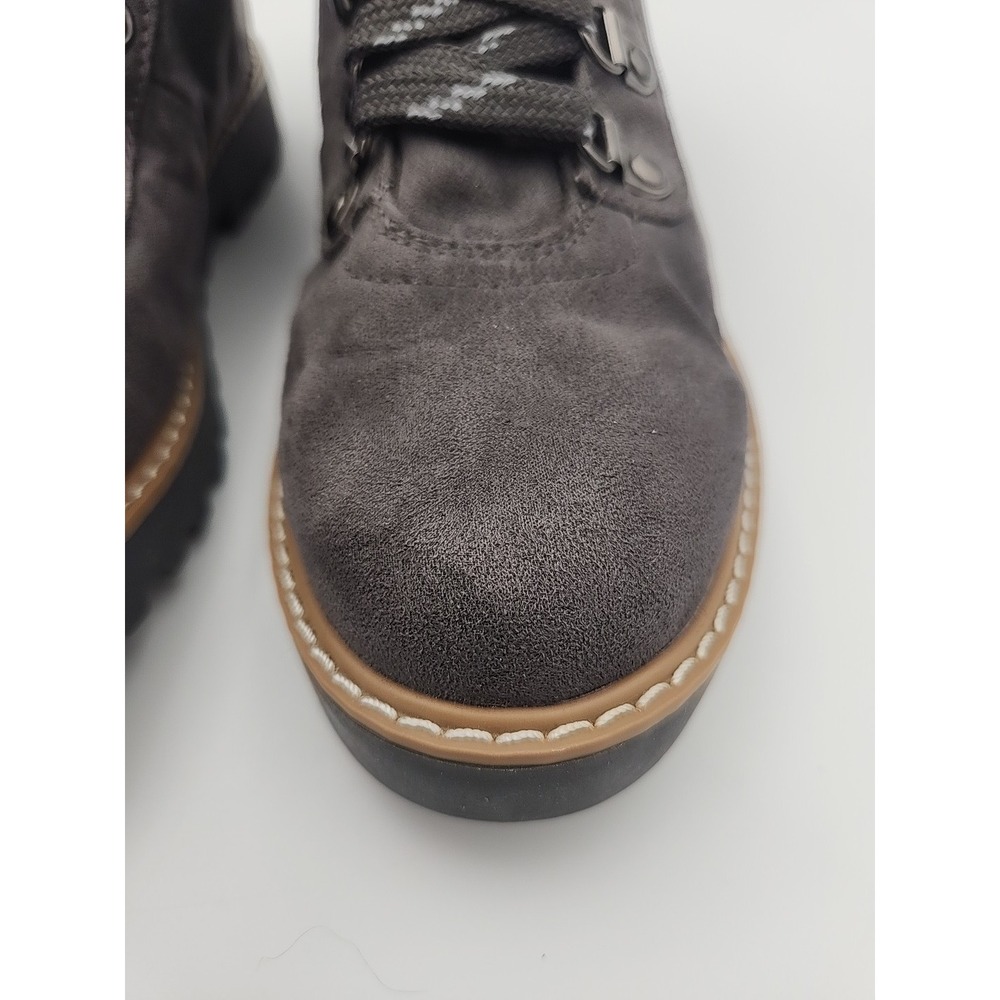 ANA A New Approach Boots Womens 9.5 M Nelson Shearling Winter Ankle Boot Grey - Picture 3 of 14